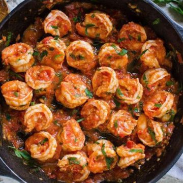, Spicy Garlic Shrimp with Tomatoes, Friday Night Snacks and More...