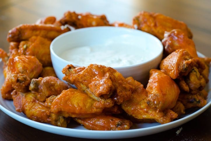 , Baked BBQ Wings with Blue Cheese Dip, Friday Night Snacks and More...