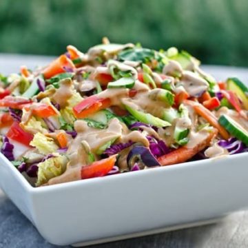 , Thai Crunch Salad with Optional Peanut Dressing, Friday Night Snacks and More...