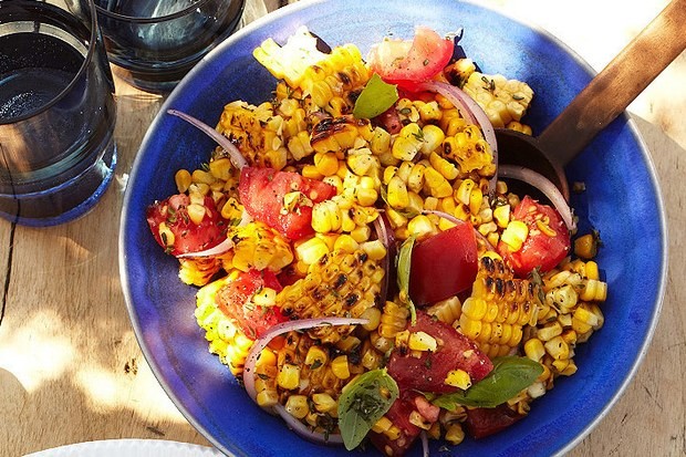 , Pan-Roasted Corn with Cherry Tomatoes, Friday Night Snacks and More...