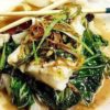 steamed spicy ginger soy cod bok choy e1641835308485