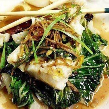 , Foil Steamed Spicy Ginger Soy Cod &#038; Bok Choy, Friday Night Snacks and More...
