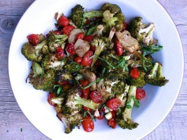 , Balsamic Roasted Broccoli and Cherry Tomatoes, Friday Night Snacks and More...