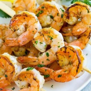 , Grilled Shrimp Skewers, Friday Night Snacks and More...