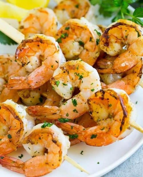 Grilled Shrimp Skewers - Friday Night Snacks and More...