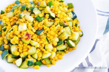 Sauted Corn And Zucchini