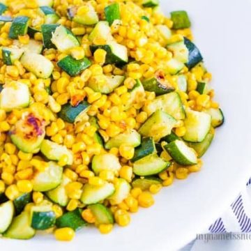 Sauted Corn And Zucchini