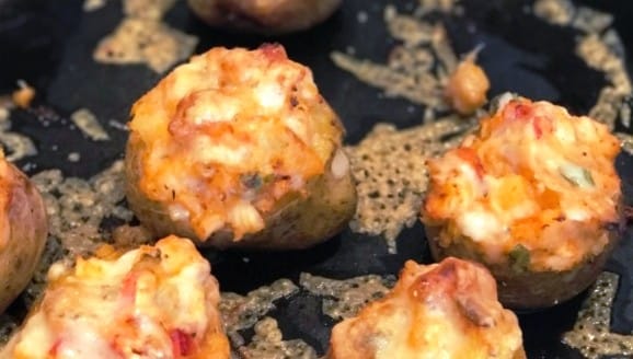 Twice Baked Lobster Stuffed Potatoes