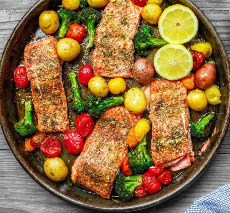 zaatar garlic salmon