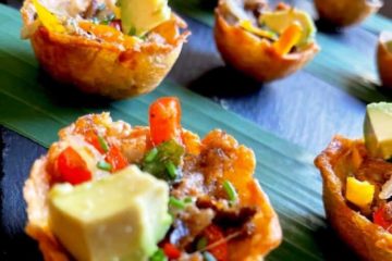 stuffed plantain cups