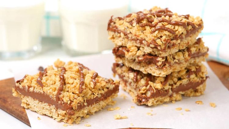 no bake chocolate oat bars3