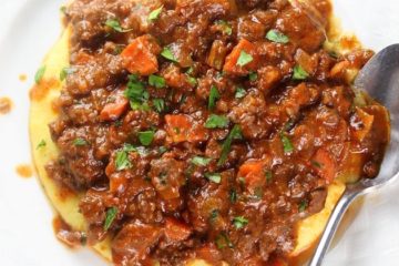 polenta bolognese