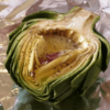 grilled artichoke with butter and garlic herbs dads that cook