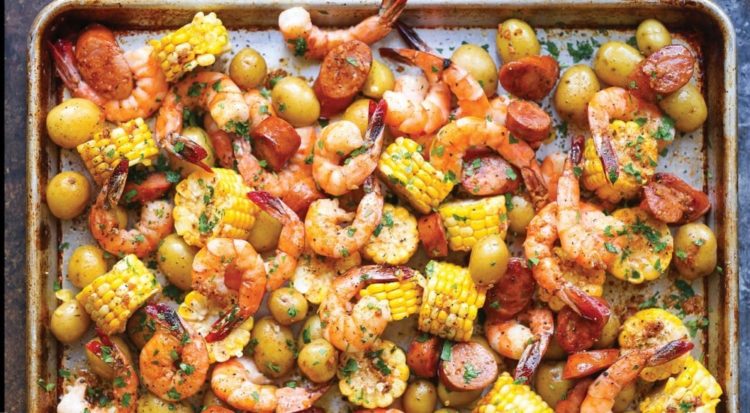 sheet pan shrimp boil