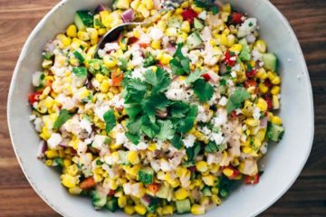 mexican street corn salad cheese chipotle dressing 600x900
