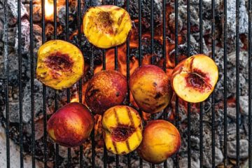 grilled peaches