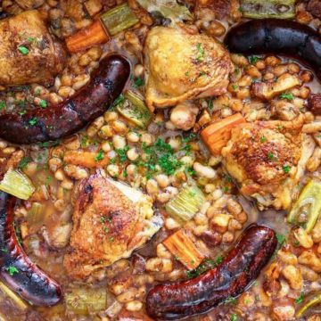 , Chicken and Sausage Cassoulet, Friday Night Snacks and More...