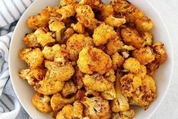 tumeric roasted cauliflower