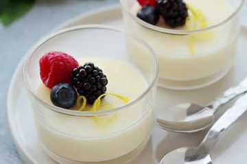 lemon posset wide cups