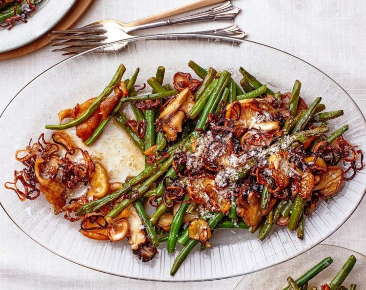 , Green Beans and Crispy Shallots, Friday Night Snacks and More...