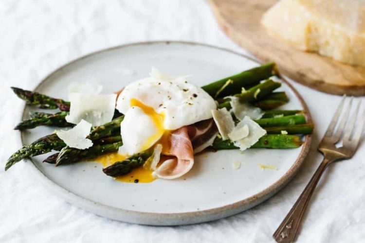Asparagus with Poached Egg and Prosciutto, Friday Night Snacks and More...