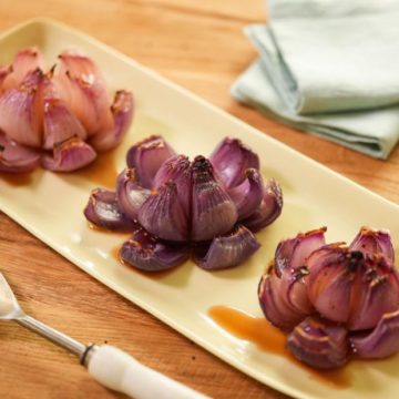 , Sweet and Sour Flowering Red Onions, Friday Night Snacks and More...