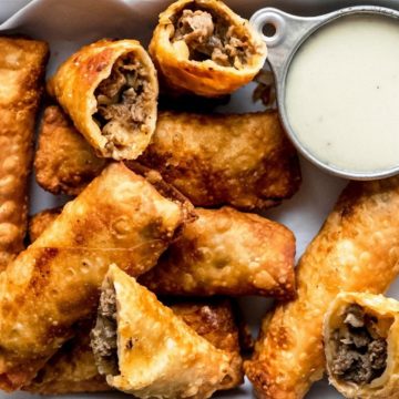 philly cheesesteak eggrolls