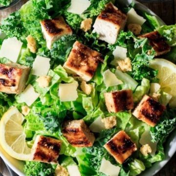 , Lemon Kale Caesar Salad with Chicken, Friday Night Snacks and More...