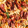 Creamy Steak Fettucine