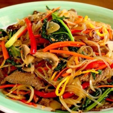 Japchae Plate