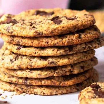 Tahini Chocolate Chip Cookies