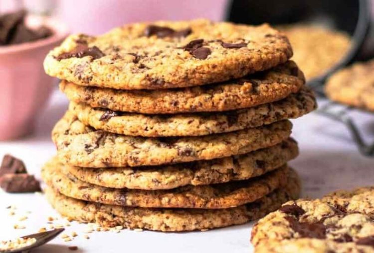 Tahini Chocolate Chip Cookies