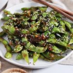 Spicy Garlic Edamame